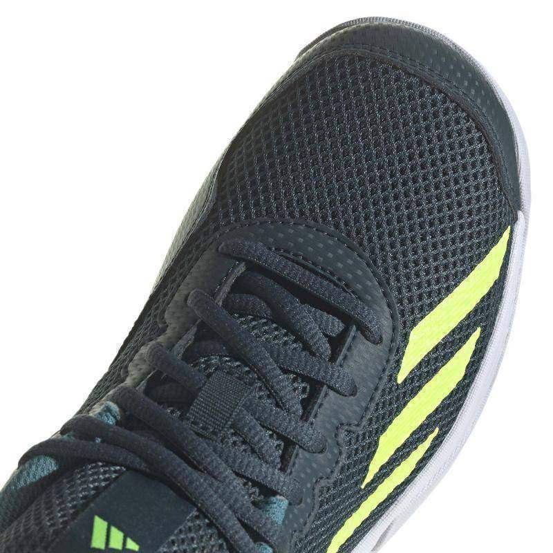 Adidas Courtflash Junior Sportschuhe in Grün Artic Weiß Fluor