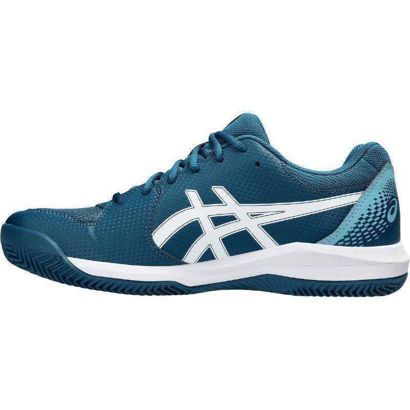 Asics Gel-Dedicate 8 Clay Grün Weiß Tennisschuhe