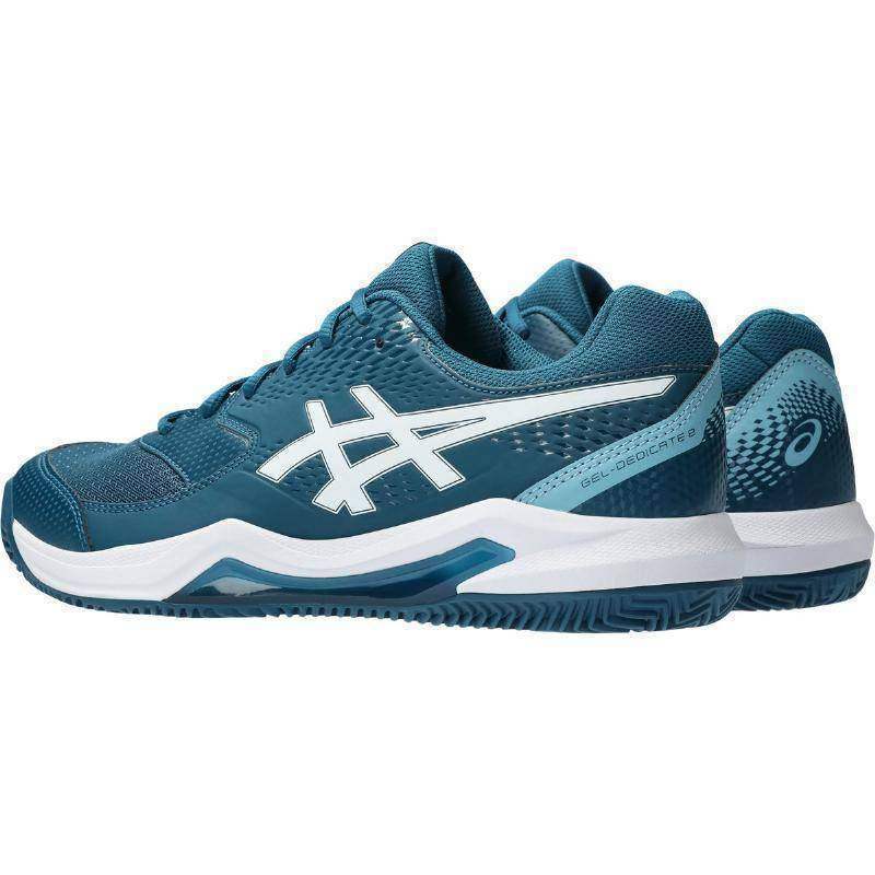 Asics Gel-Dedicate 8 Clay Grün Weiß Tennisschuhe