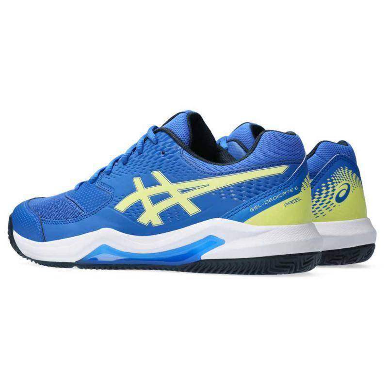 Asics Gel Dedicate 8 Padel Sportschuhe Blau Gelb