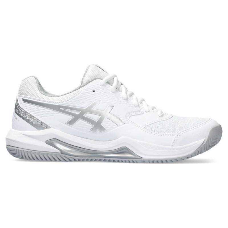 Asics Gel Dedicate 8 Padel Damenschuhe Weiß Grau