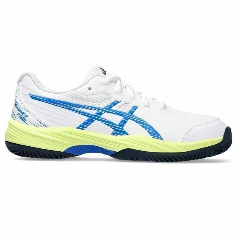 Asics Gel Game Padel 9 Junior Sportschuhe Weiß Blau