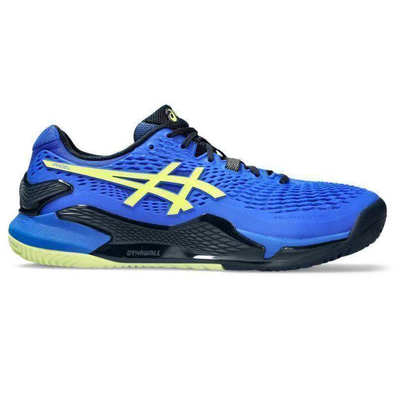 Asics Gel Resolution 9 Blau Gelb Turnschuhe