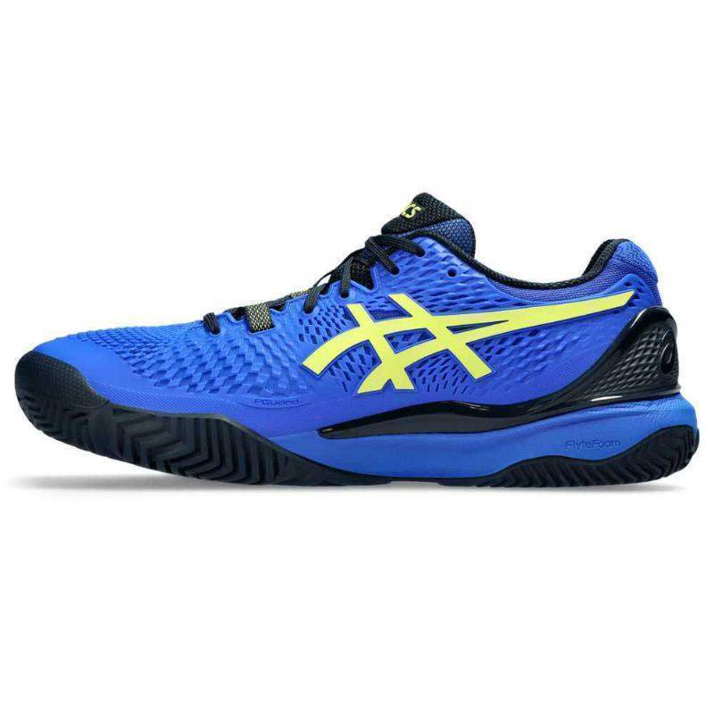 Asics Gel Resolution 9 Blau Gelb Turnschuhe