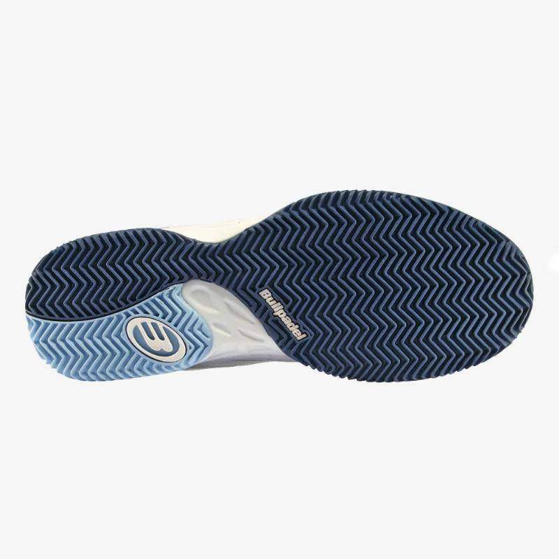 Bullpadel Beker 23I Weiß Marineblaue Padel-Schuhe