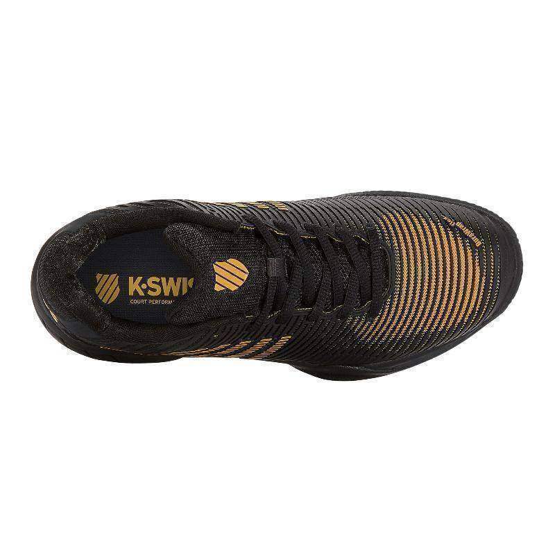 Kswiss Hypercourt Express 2 HB Schwarz Bernstein Tennisschuhe