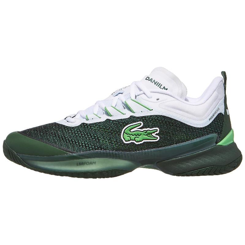 Lacoste Daniil Medvedev AG-LT23 Ultra Grün-Weiß Sportschuhe