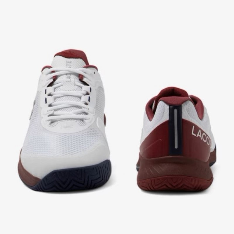 Lacoste Tech Point Sneaker Weiß Bordeaux