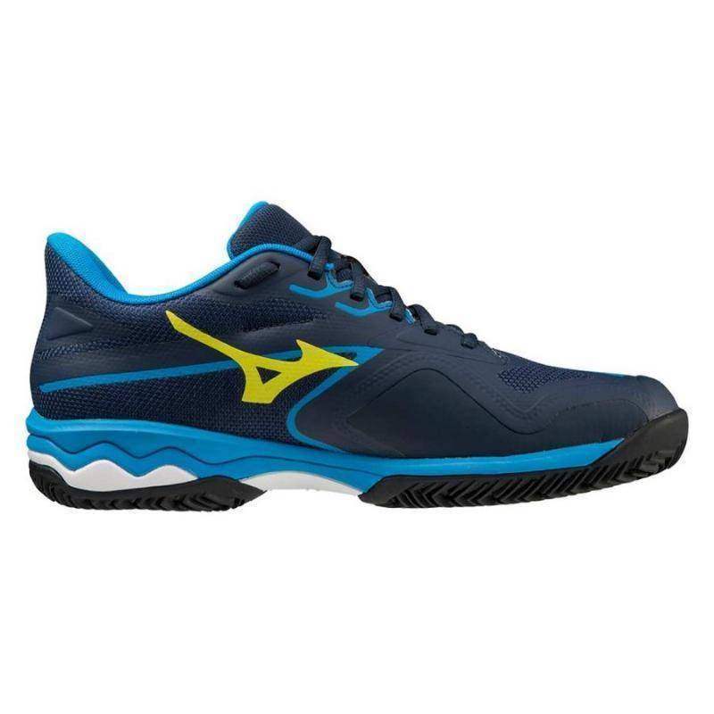 Mizuno Wave Exceed Light 2 CC Schuhe Blau Gelb