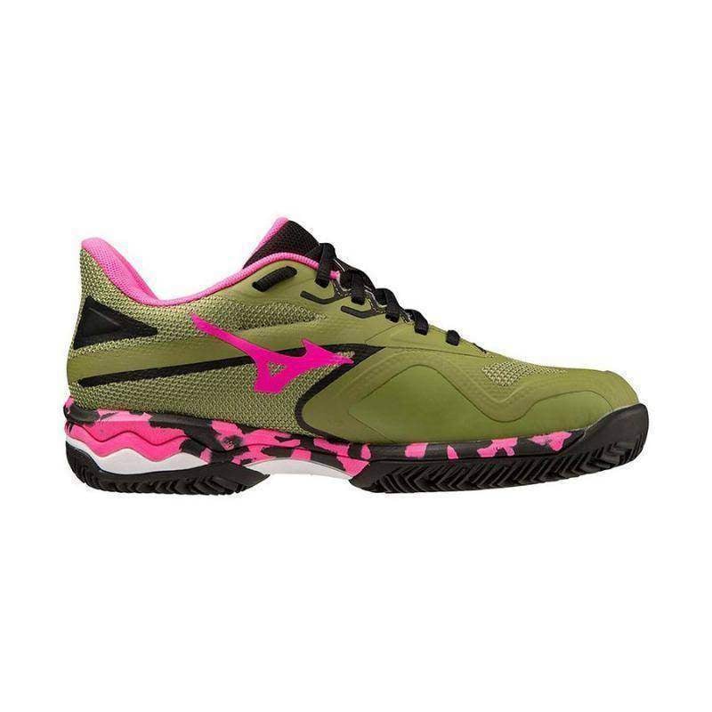 Mizuno Wave Exceed Light 2 Damenschuhe in Grün und Fuchsia