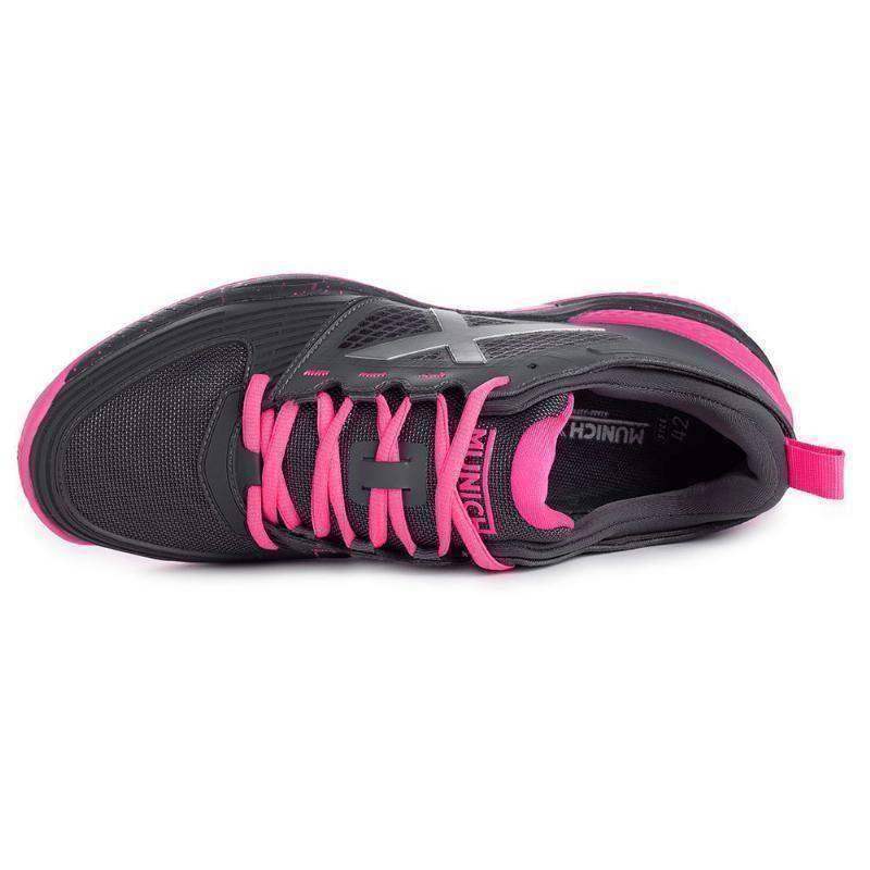 Munich Atomik 16 Schwarz Rosa Turnschuhe