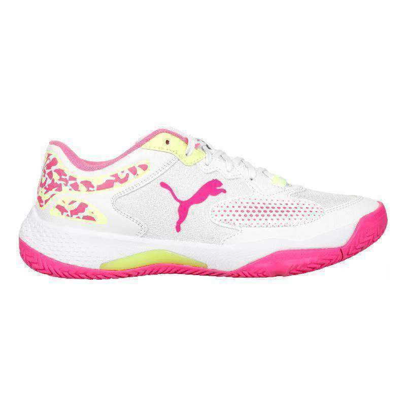 Puma Solarcourt RCT Damenschuhe Weiß Rosa