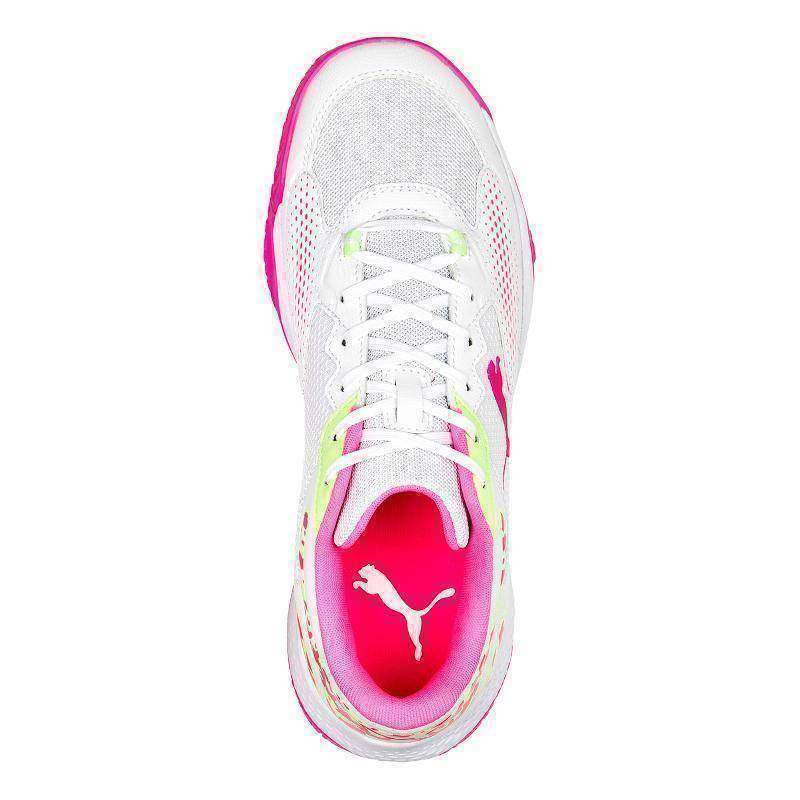 Puma Solarcourt RCT Damenschuhe Weiß Rosa