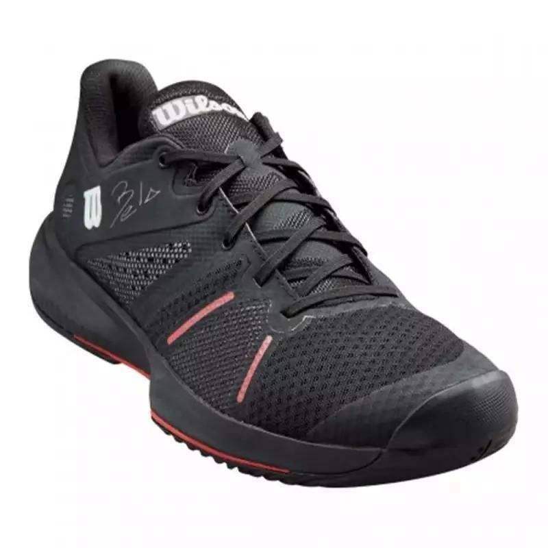 Wilson Bela Pro Schuhe Schwarz Mohnrot