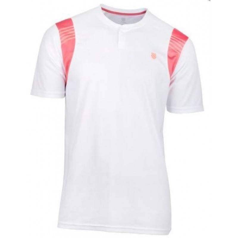 K Swiss T-Shirt B2 Weiß Rose