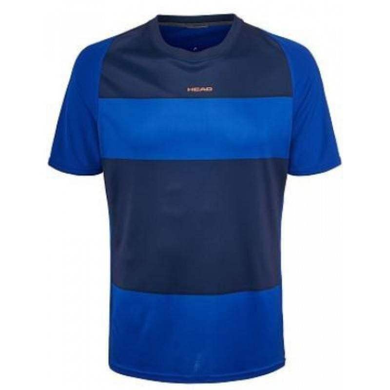Head Vision Gestreiftes Marineblau T-Shirt