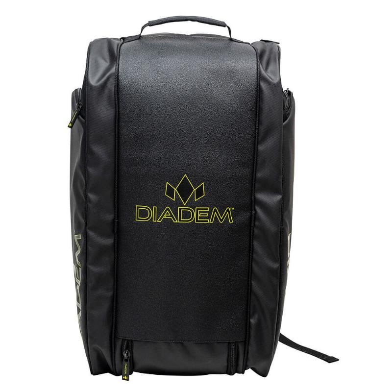 Diadem Tour V3 Pickleball Schlägertasche Schwarz Gelb