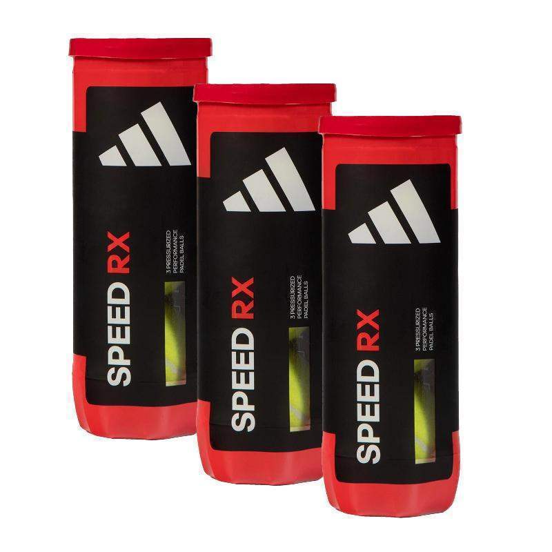 3er Pack Adidas Speed RX Padelbälle Dosen
