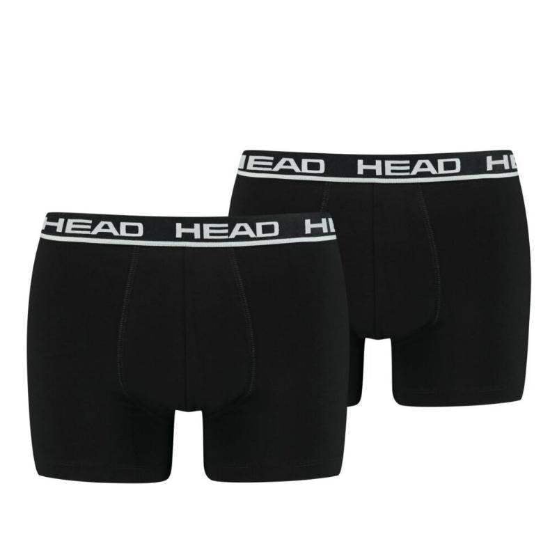 Head Basic Boxershorts schwarz 2 Stück