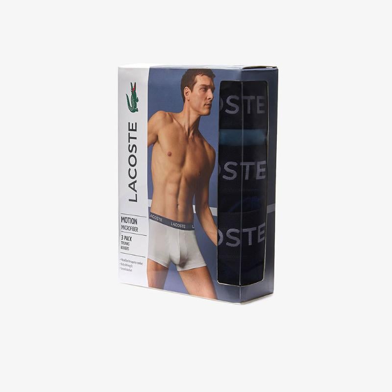 Lacoste Marineblau Boxershorts 3er Pack