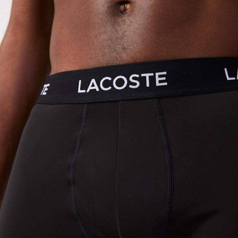 Lacoste Motion Boxershorts schwarz 3er Pack