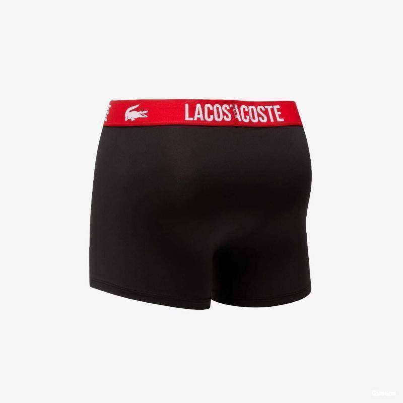 Lacoste Boxershorts Schwarz Rot 3er Pack