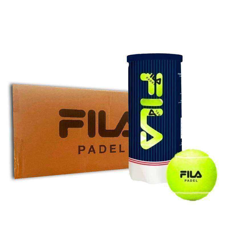 Kiste mit 72 Padelbällen - 24 Dosen à 3 Stück - Fila Padel Premium
