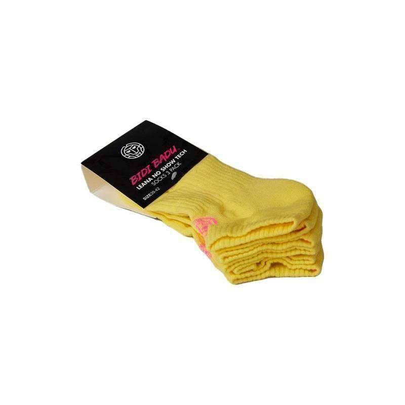 Bidi Badu Leana Neon Gelbe Socken 3 Paar