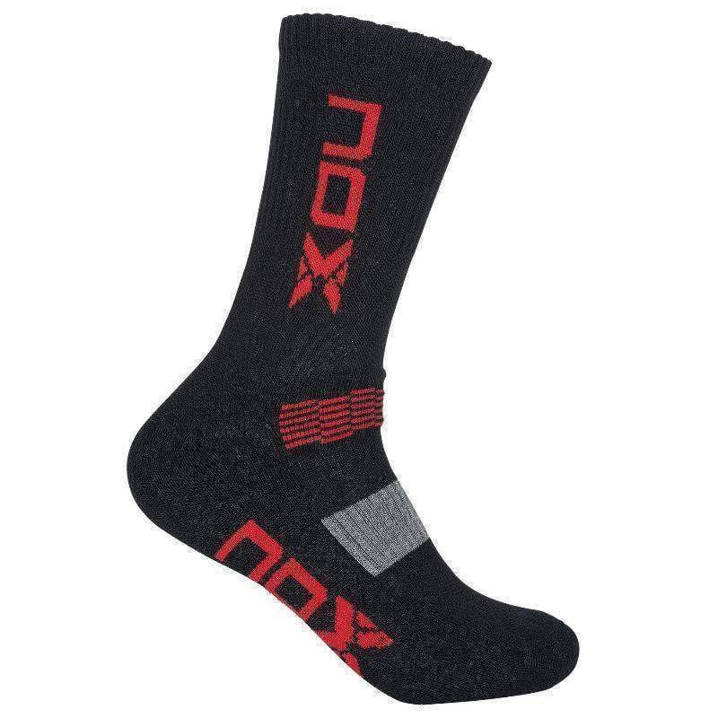 Nox Pro Schwarze Socken Rot 1 Paar