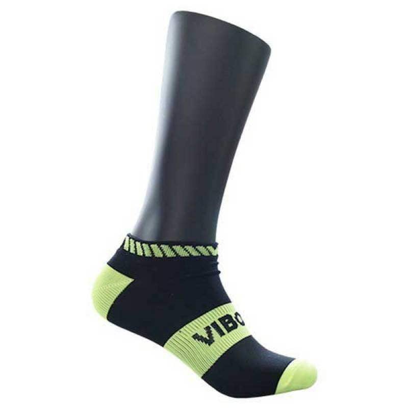 Vibora Unsichtbare Socken Schwarz Gelb 1 Paar