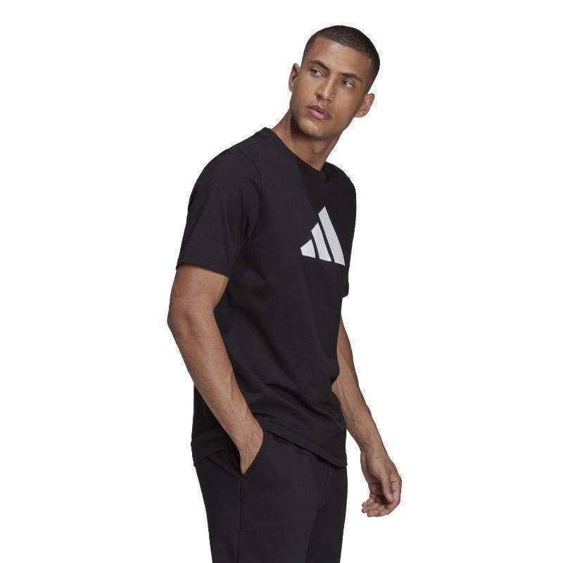 Adidas Future Icon T-Shirt schwarz weiß