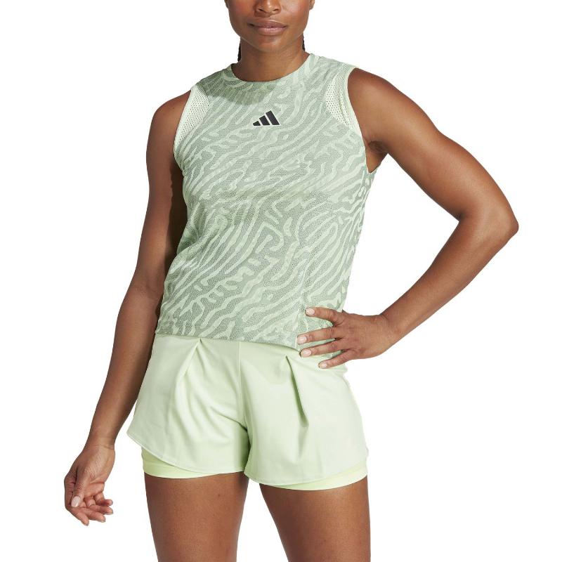 Adidas Match Pro T-Shirt Grün Grau Damen