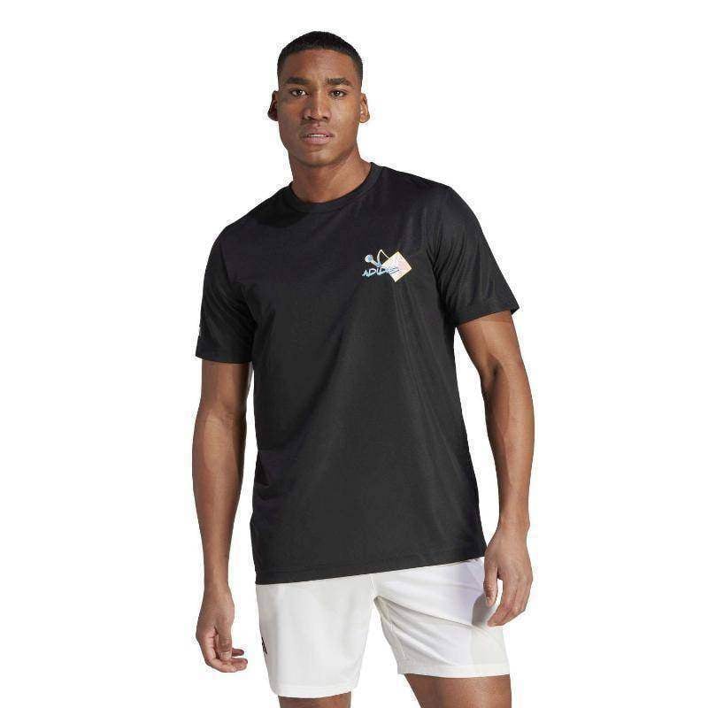 Adidas Padel T-Shirt schwarz