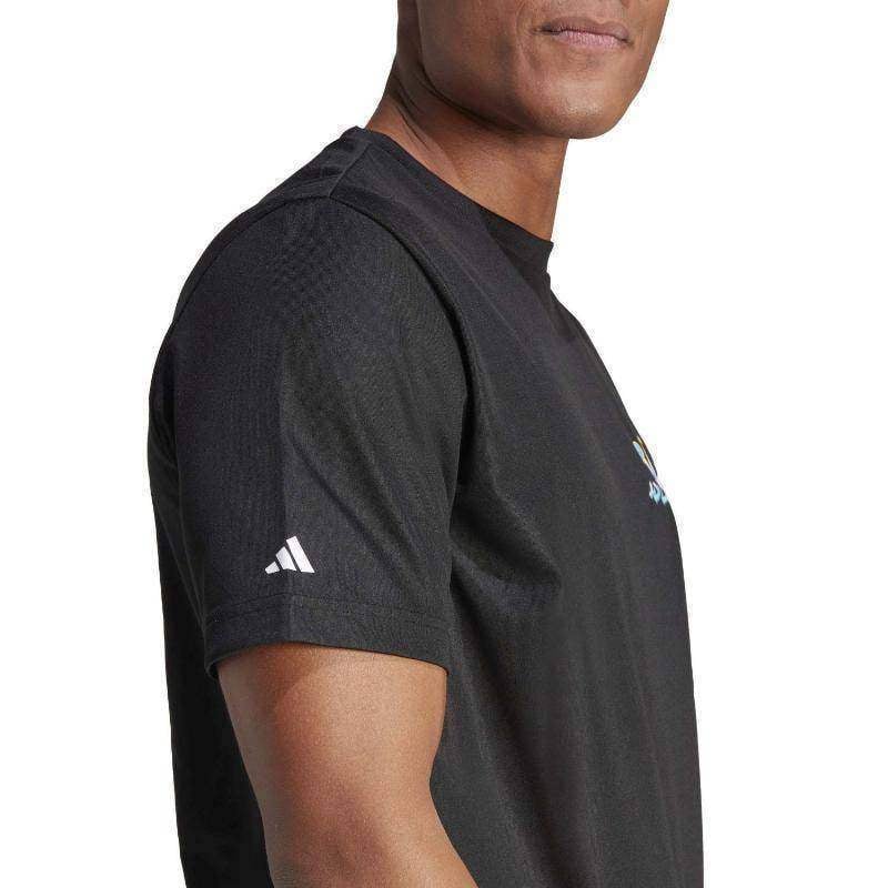 Adidas Padel T-Shirt schwarz