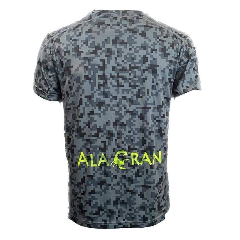 T-Shirt Alacran Elite Pixels Schwarz Gelb