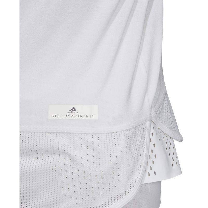 Adidas Stella McCartney GFX Baumwoll-T-Shirt Weiß