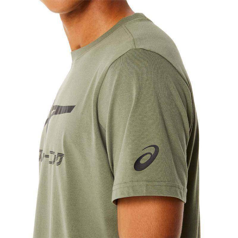 Asics Tiger T-Shirt in Flechtengrün