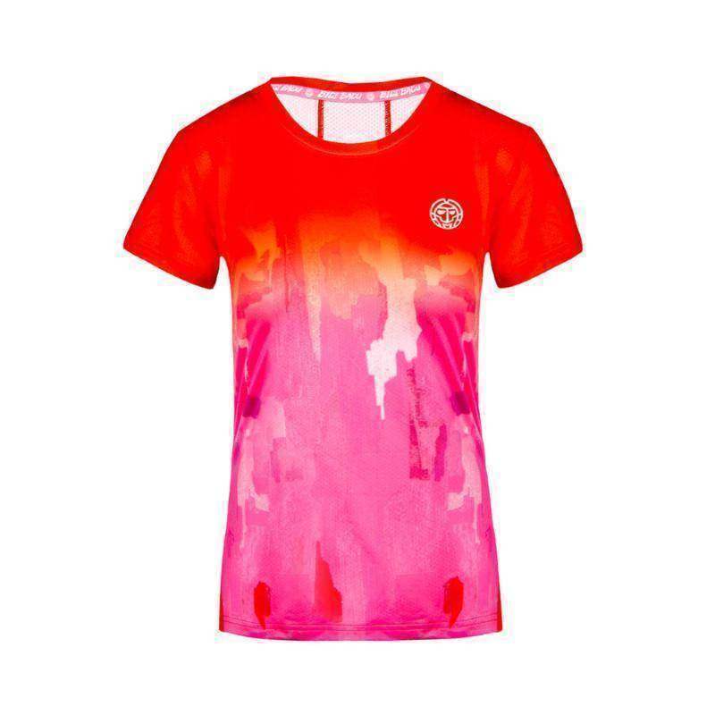 Bidi Badu Eve Tech T-Shirt Rot Rosa Damen