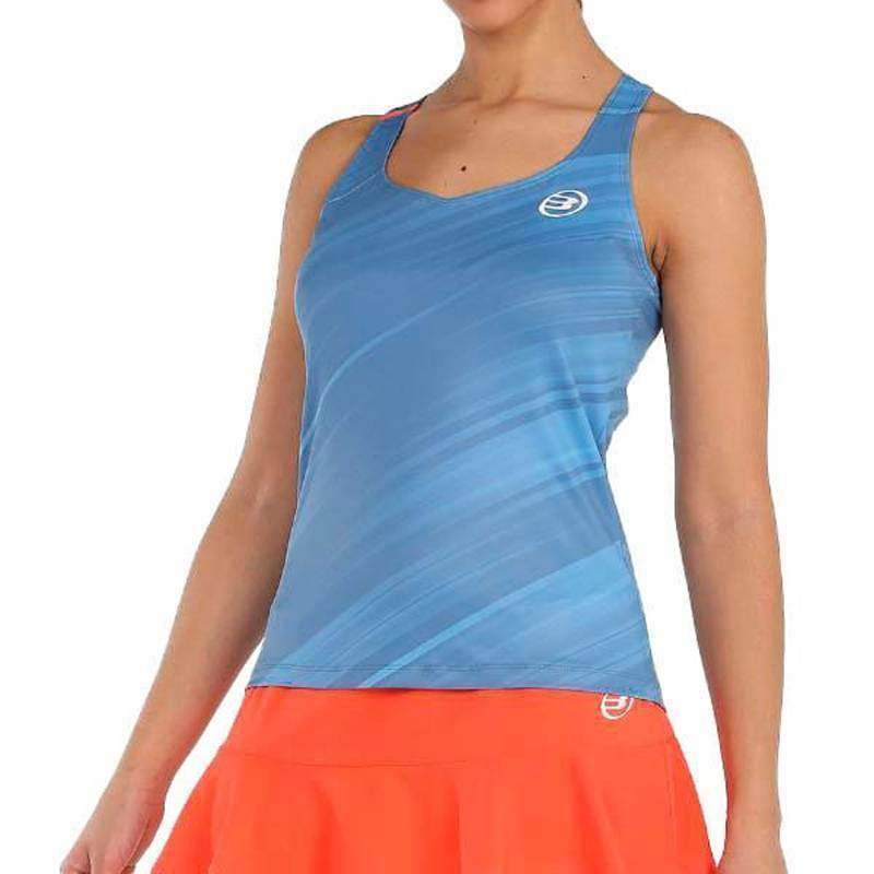 Bullpadel Upia Stahlblaues T-Shirt