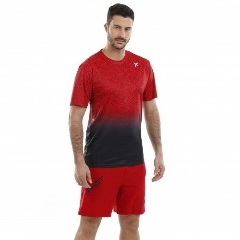 Drop Shot T-Shirt Laube Rot