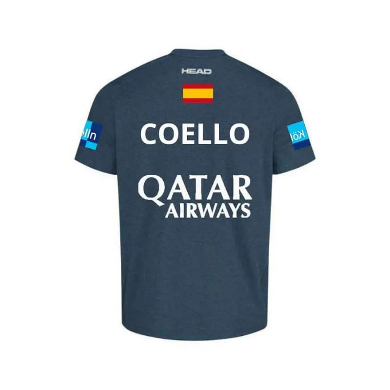 Head Arturo Coello Marineblau T-Shirt