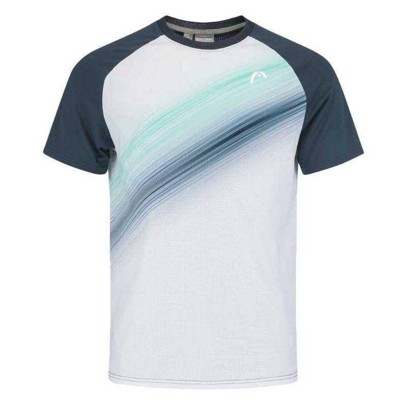 Head Performance T-Shirt Marineblau Print