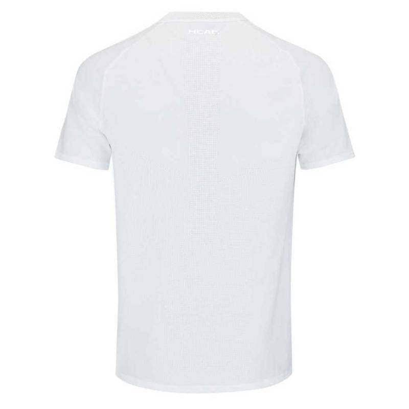 Head Performance Print T-Shirt weiß