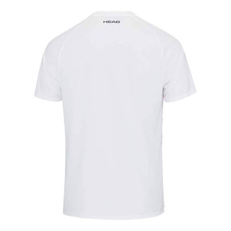 Head Topspin T-Shirt Weiß Flamingo Druck
