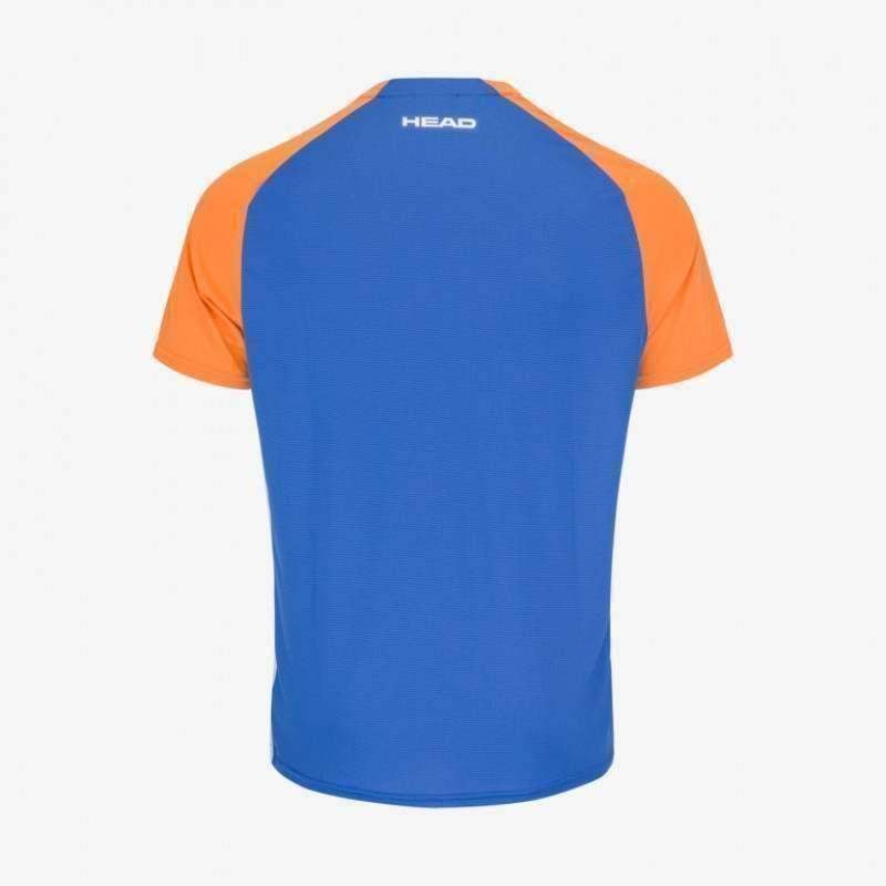 Head Topspin T-Shirt Orange Dunkelblau