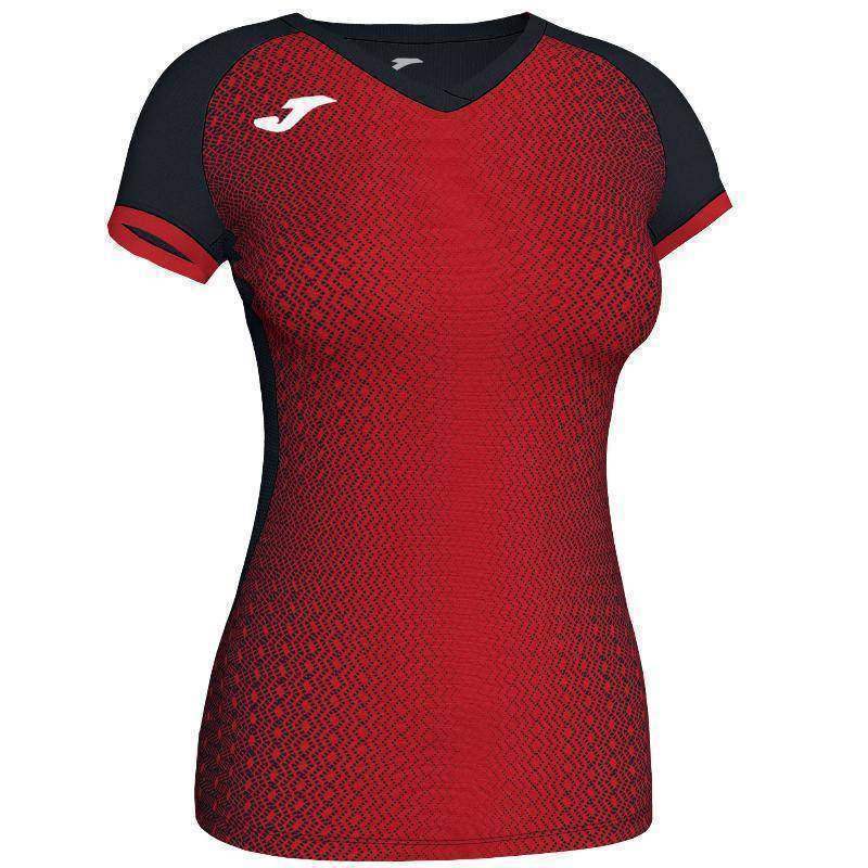 Joma Supernova T-Shirt Schwarz Rot Damen