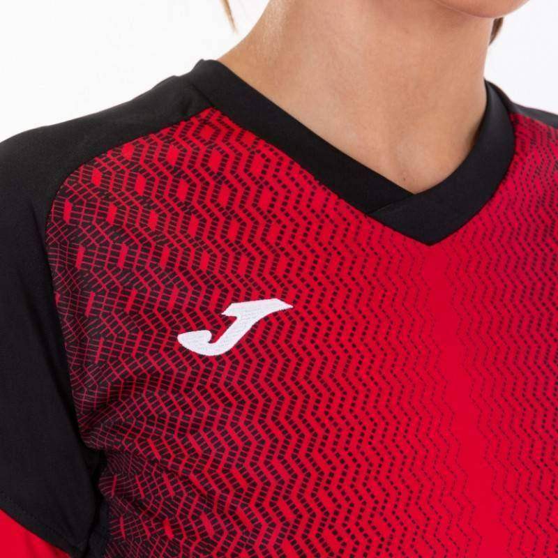 Joma Supernova T-Shirt Schwarz Rot Damen