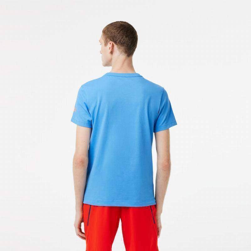 Lacoste Novak Djokovic T-Shirt Blau