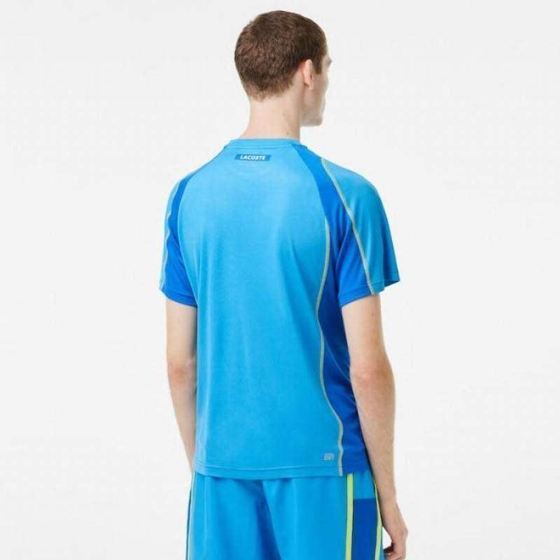 Lacoste Sport Piqué T-Shirt Blau