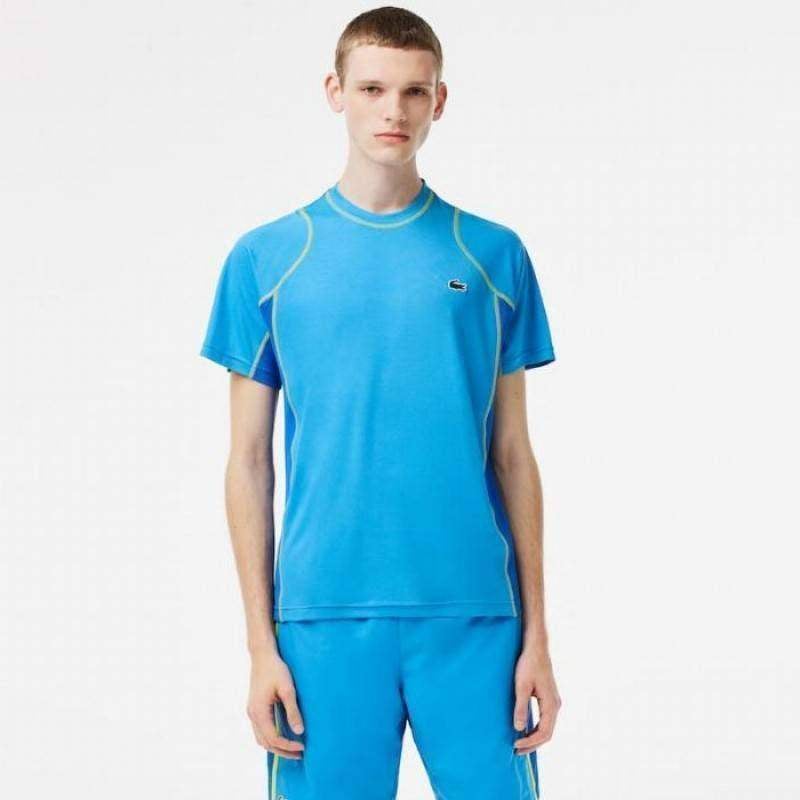 Lacoste Sport Piqué T-Shirt Blau